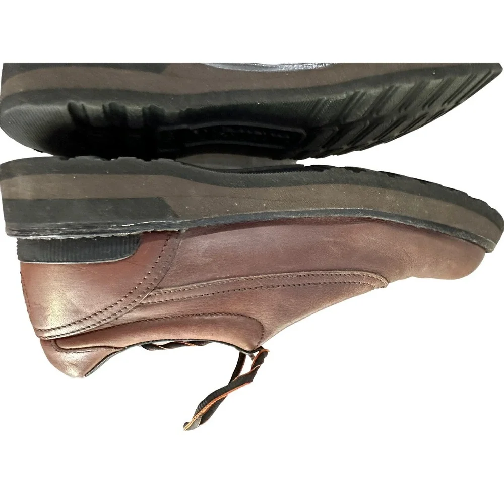 Rockport Vibram Men's Shoes 10 W  Brown Leather‎ Rugged Oxford Gore-Tex M9021